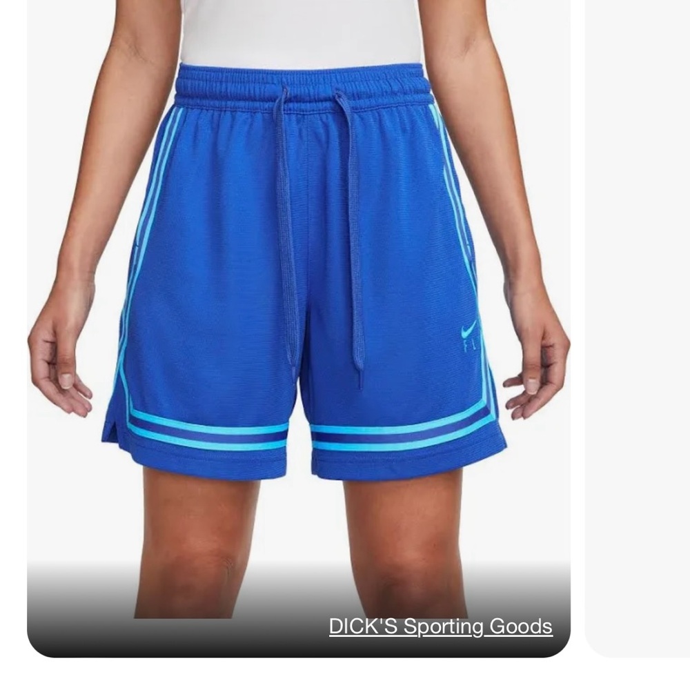Nike women’s blue basketball shorts